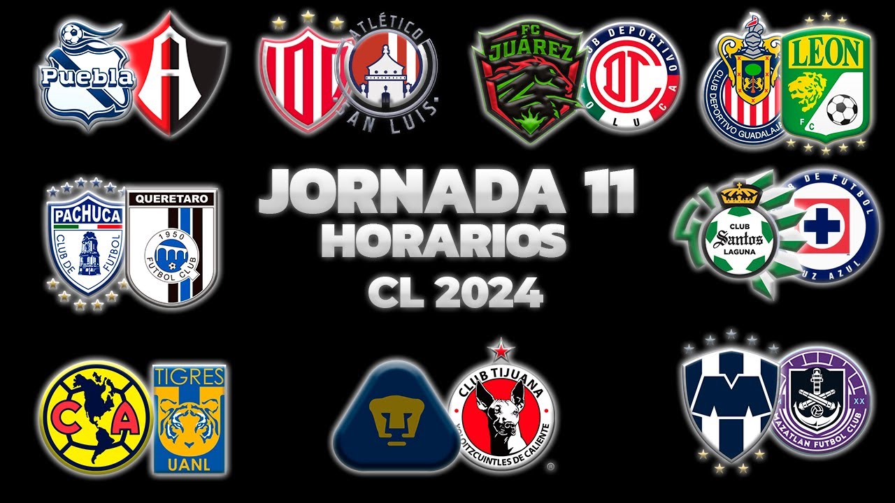 HORARIOS, CANALES Y FECHAS DONDE VER LA JORNADA 11 | LIGA MX CLAUSURA ...