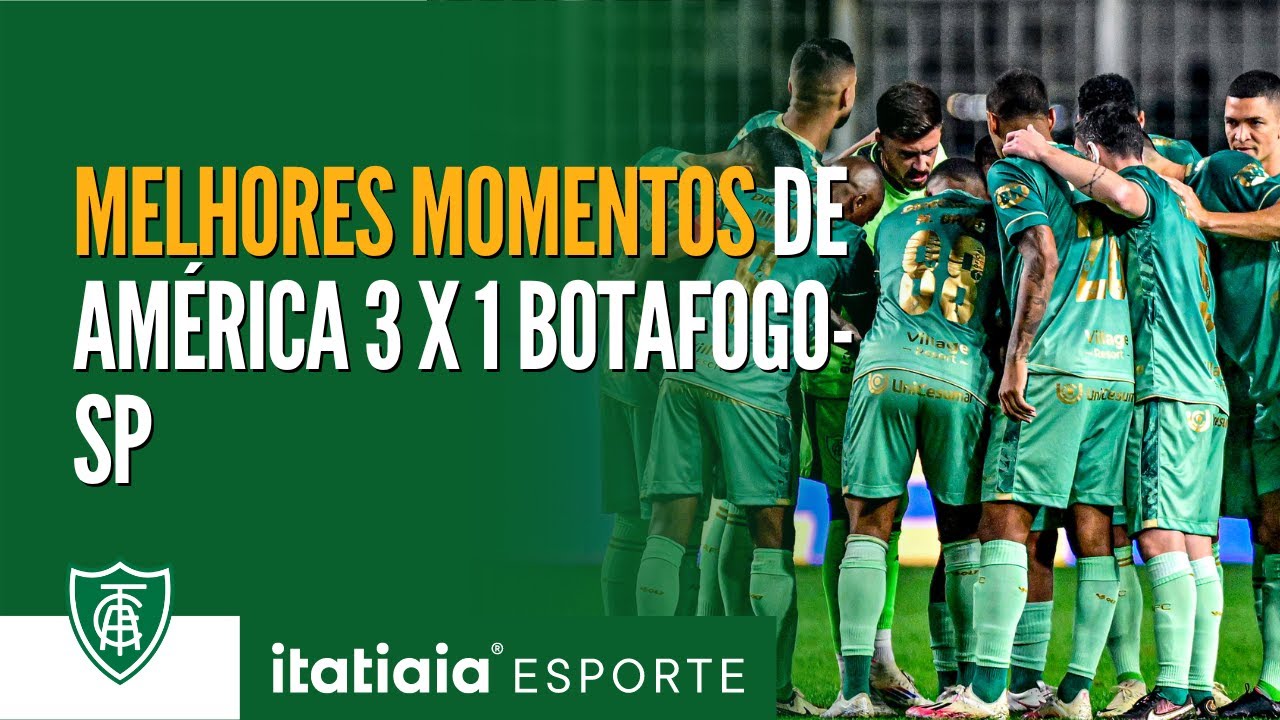 CONFIRA OS MELHORES MOMENTOS DE AMÉRICA 3 X 1 BOTAFOGO - YouTube