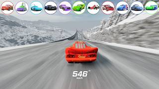 💀 Every Pixar Car Gets a 600 MPH Boost – Who Survives? | BeamNG Drive screenshot 5
