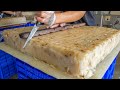 Radish Cake (Turnip cake) mass production, Traditional Taro Cake / 蘿蔔糕大量生產, 芋頭糕製作 - Taiwanese Food