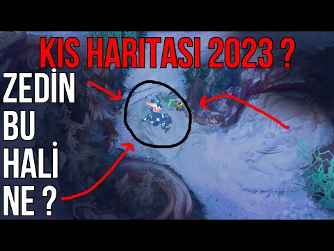 ZEDİN BU HALİ NE ? YENİ KIŞ HARİTASI 2023 ! LoL Kış Haritası Modu Zed