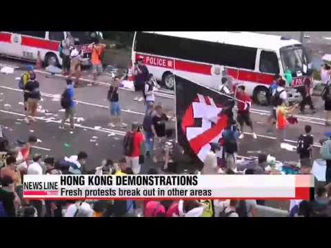 Pro-democracy sit-ins in Hong Kong persist into early Monday 

홍콩 ′센트럴 점령′ 시위