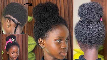 Omg 😱 She broke the code!! Viral bomb 💣 How to fake natural hair and make it look real