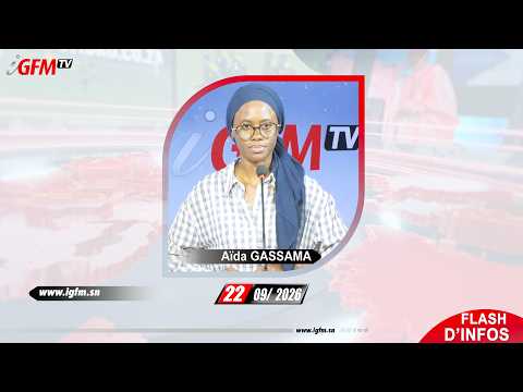 IGFM TV News Flash for September 22, 2026 with Aïda GASSAMA