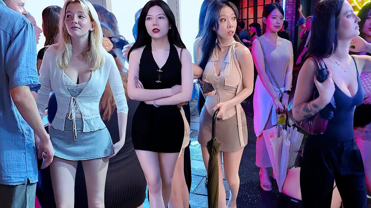 [4K] Cool people are enjoying the streets of Itaewon in Seoul around 3 a.m. 😎😎😎 # SEOUL #KOREA