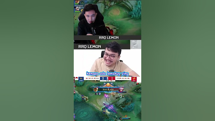 reaksi mas ade liat lemon muncul di mpl 🤣