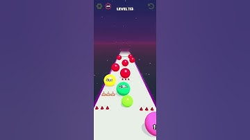 Ball run 2048 gameplay level 113