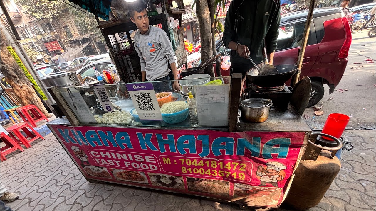 Tibetan Man Selling Double Egg Noodles | Chowmin | Momos | Recipe  