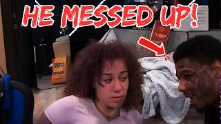 Nevaeh almost CRASHES OUT on Blueface LIVE!