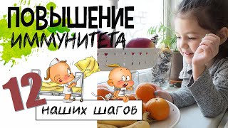 УКРЕПЛЕНИЕ ИММУНИТЕТА. 12 НАШИХ ШАГОВ БЫТЬ ЗДОРОВЫМИ.