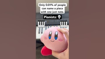 Can You Name This Song From ONE Note? (Only 0.01% Can) 👀 #piano #shorts #kirby #asmr #explore