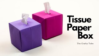 Easy Origami Tissue Box | How To Make An Origami Tissue Paper Box | DIY