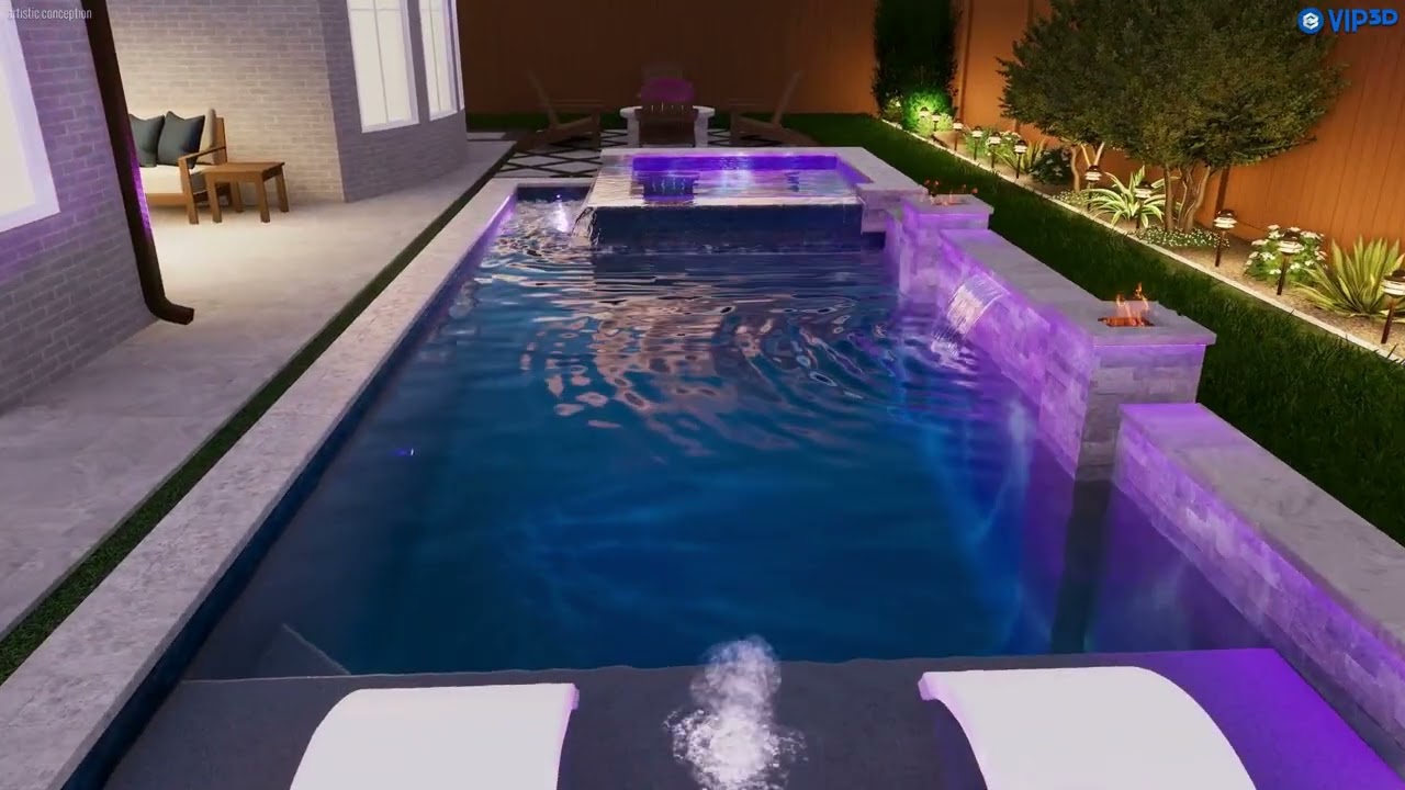 Lyles Family Pool (Versions 1 & 2) Professionally Designed By- Mason Moran