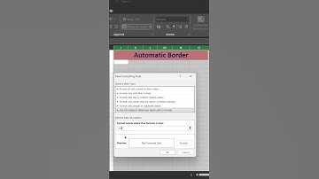 Excel में बॉर्डर को एक क्लिक में सेट करें! #shorts #exceltips