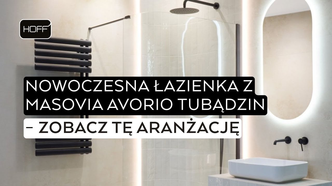 Nowoczesna łazienka z Masovia Avorio Tubądzin