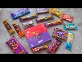 100 of chocolates and candies unboxing, surprise toys, chocolate opening video,Cadbury celebration