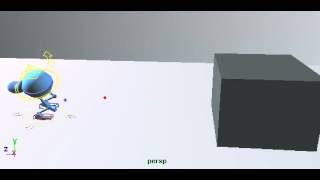 Maya 2012: WIP 2 - walkcycle and entering the soundbox