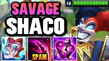 THE MOST AGGRESSIVE AP SHACO SUPPORT GAME EVER!