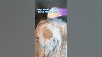 Easy Bread Maker Machine White Yeast Bread Loaf 🍞 #recipe