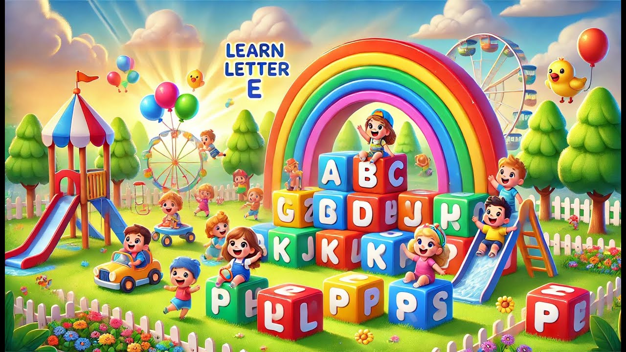 Letter E | Learn ABC Alphabet for Kids : Fun A to Z Learning - YouTube