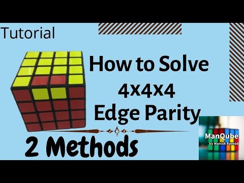 How to solve 4x4 Rubik's cube edge parity 4x4 edge parity algor...