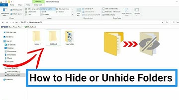 How to Hide or Unhide Folders in Windows 11 / 10 / 8 / 7 [ Tutorial ]