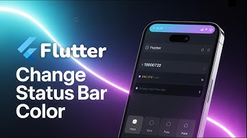 Flutter Status Bar Color Change | How to Change Status Bar Color in Flutter |Change Status Bar Color