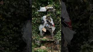 Sniper Ghillie Suit Made from TRASH - Ultimate Modern Camouflage? #military