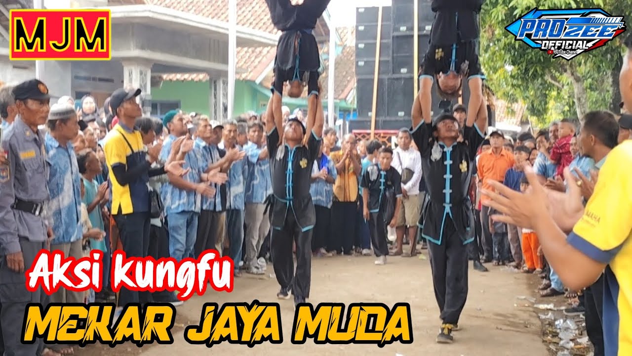 ATRAKSI KUNGFU MEKAR JAYA MUDA MJM LIVE SUKARAJA KUNINGAN