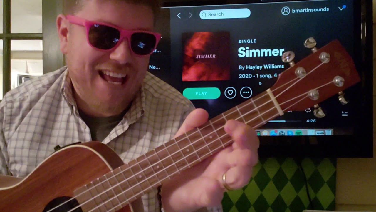 Hayley Williams Ukulele Simmer // easy ukulele tutorial beginner lesson