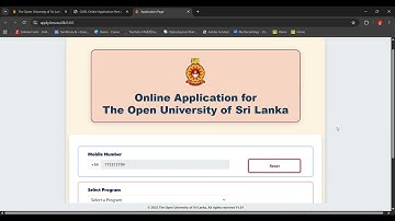 How to Apply Open University Bachelor of Software Engineering Honours Degree 2025 - OUSL BSE