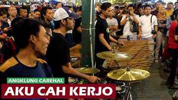 Aku Cah Kerjo Versi Angklung // Cover Angklung Carehal ~ Angklung Malioboro Yogyakarta