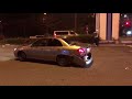 ドリ車が覆面パトカーに激突！クラッシュ！警察！ドリフト！暴走！ japan street drift