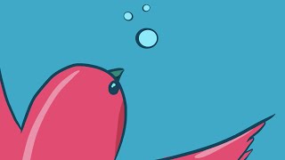 Hummingbird underwater