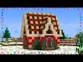 Новогодний дом в майнкрафт - Как построить дом на Новый год Minecraft