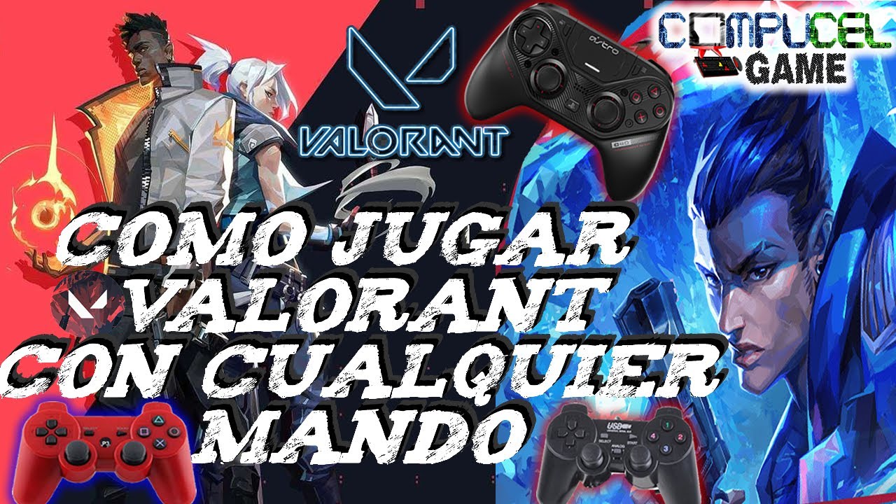 COMO JUGAR VALORANT CON MANDO / JOYSTICK / GAMEPAD / XBOX / PS4 / MANDO