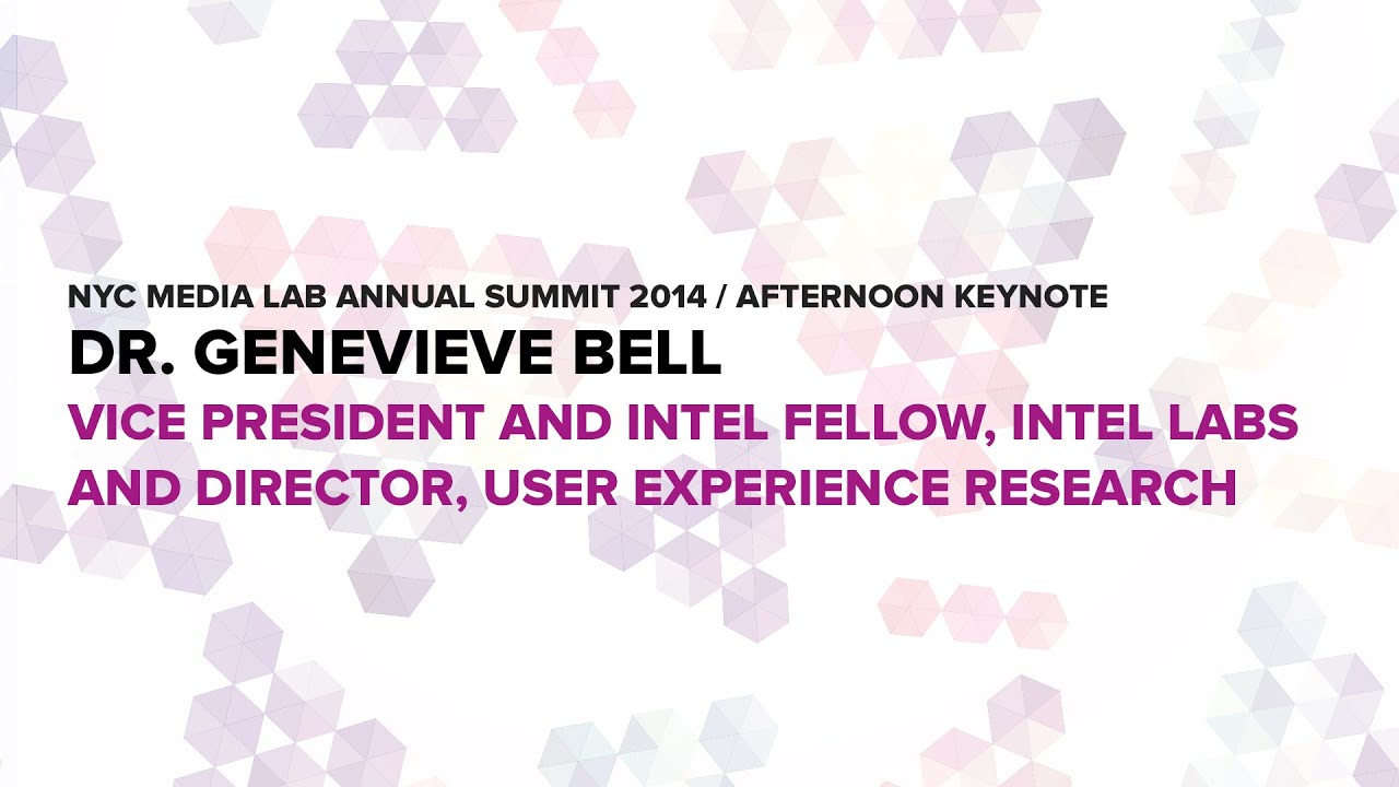 A Pre-History of Robots: Intel's Dr. Genevieve Bell