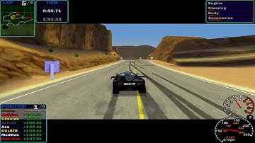 Need for Speed IV: High Stakes (Career Play) - North American Tour #17 - Redrock Ridge