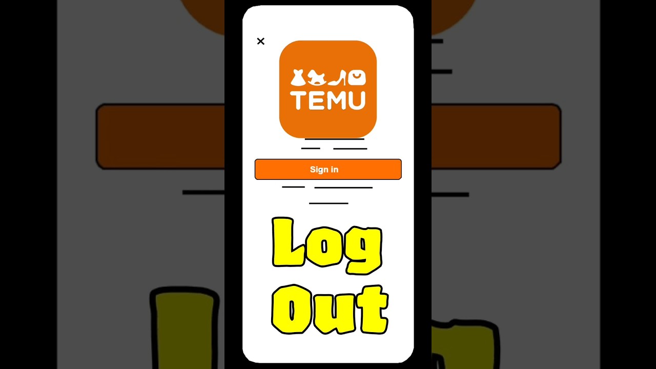 Как выйти из учетной записи Temu 