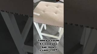 #goodwill #goodwillthriftstore #goodwillfind #goodwillfinds #stools #barstools #homedecor