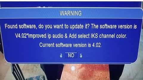 Tiger t8 high class new software 4.02 & add select IKS channel color