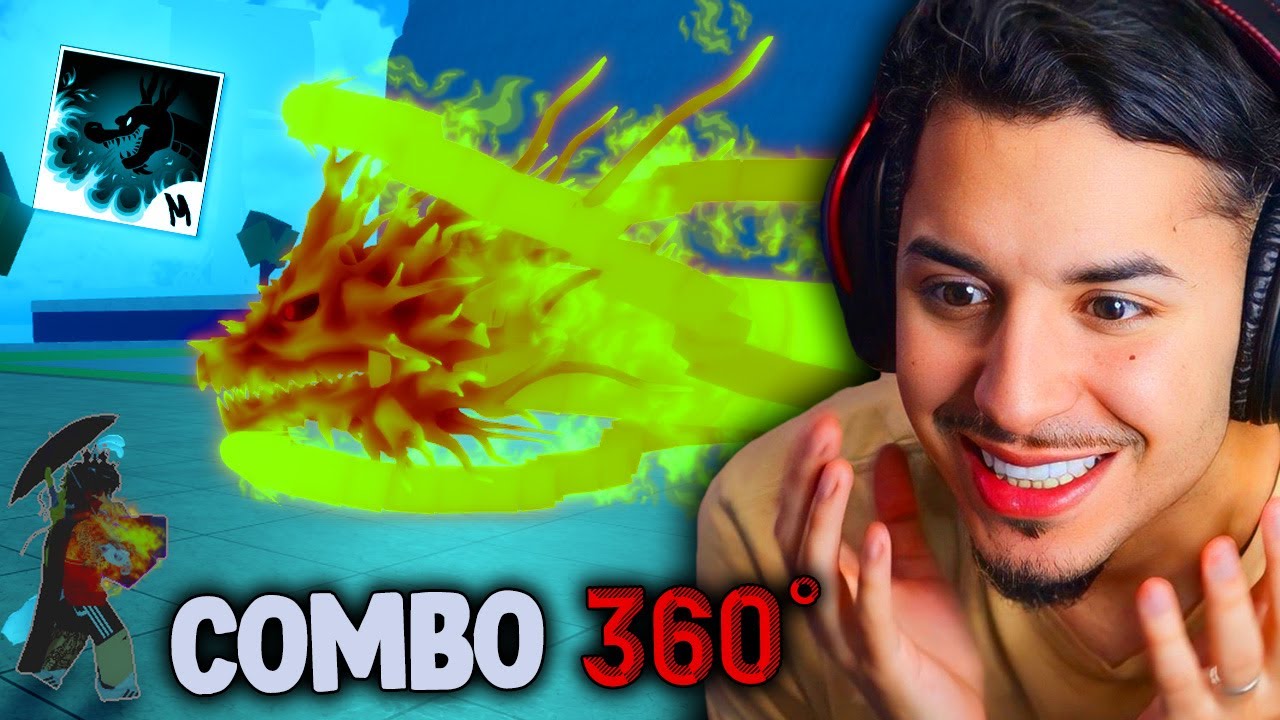 USEI O NOVO DRAGON TALON "360 GRAUS" PRA COMBAR NO BLOX FRUITS 🔥