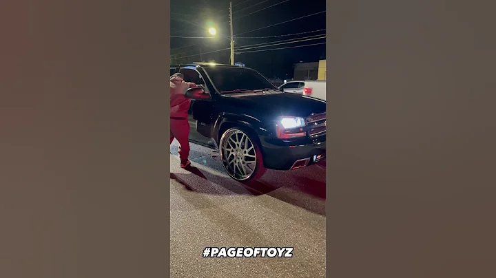 Chevy Trailblazer SS With Brushed Face 26s #forgiato Wheels  #chevy #bigrims #pageoftoyz