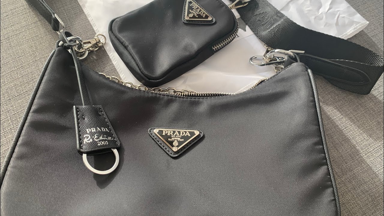 Prada Bag re edition 2005 / Unboxing Aliexpress Haul - YouTube