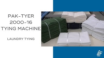 Laundry Tying Pak-Tyer 2000-16 Tying Machine