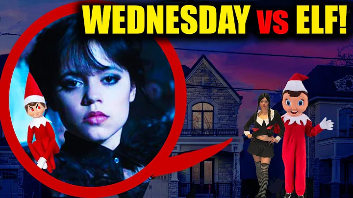 if you see WEDNESDAY ADDAMS vs ELF ON THE SHELF in real life, RUN! (Stromedy's girlfriend)