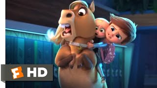 The Boss Baby: Family Business (2021) - Pony Escape Scene (8\/10) | Movieclips