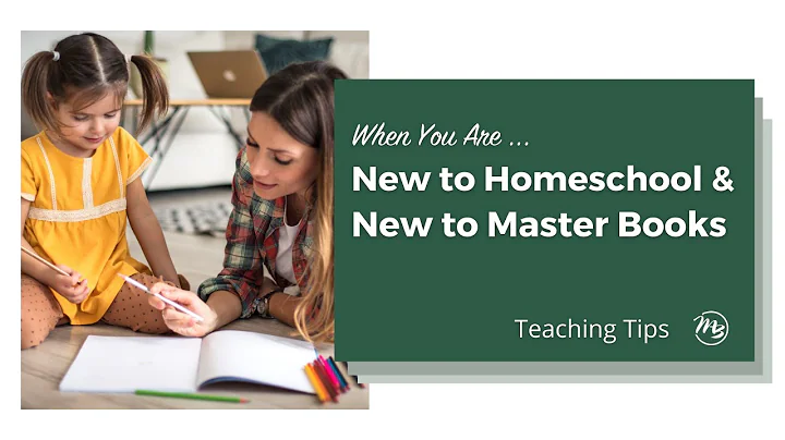 Encouragement for New Homeschool Moms Using Master Books Homeschool Curriculum // Quick  Tip