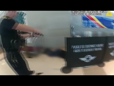 米空港で女が突如発砲、警官が制圧も現場は騒然　一部始終をカメラが捉える