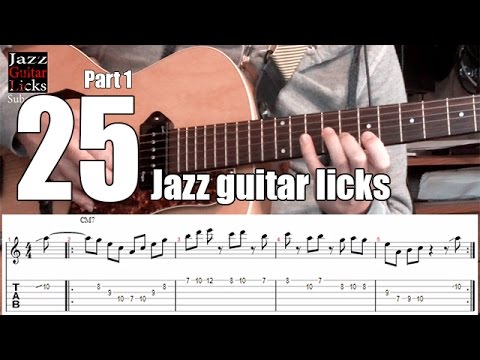 25-jazz-guitar-licks-with-tabs---guitar-lesson---part-1/2